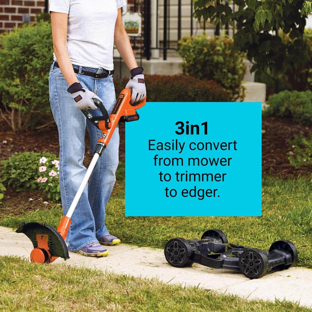 20V MAX 3-in-1 String Trimmer & Mower Kit