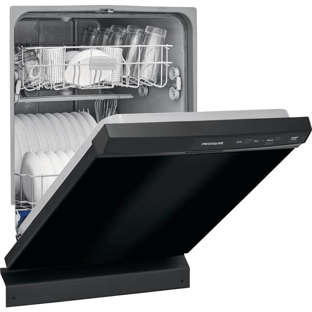 Frigidaire 24 In. Tall Tub Dishwasher, Black, 55 dBA