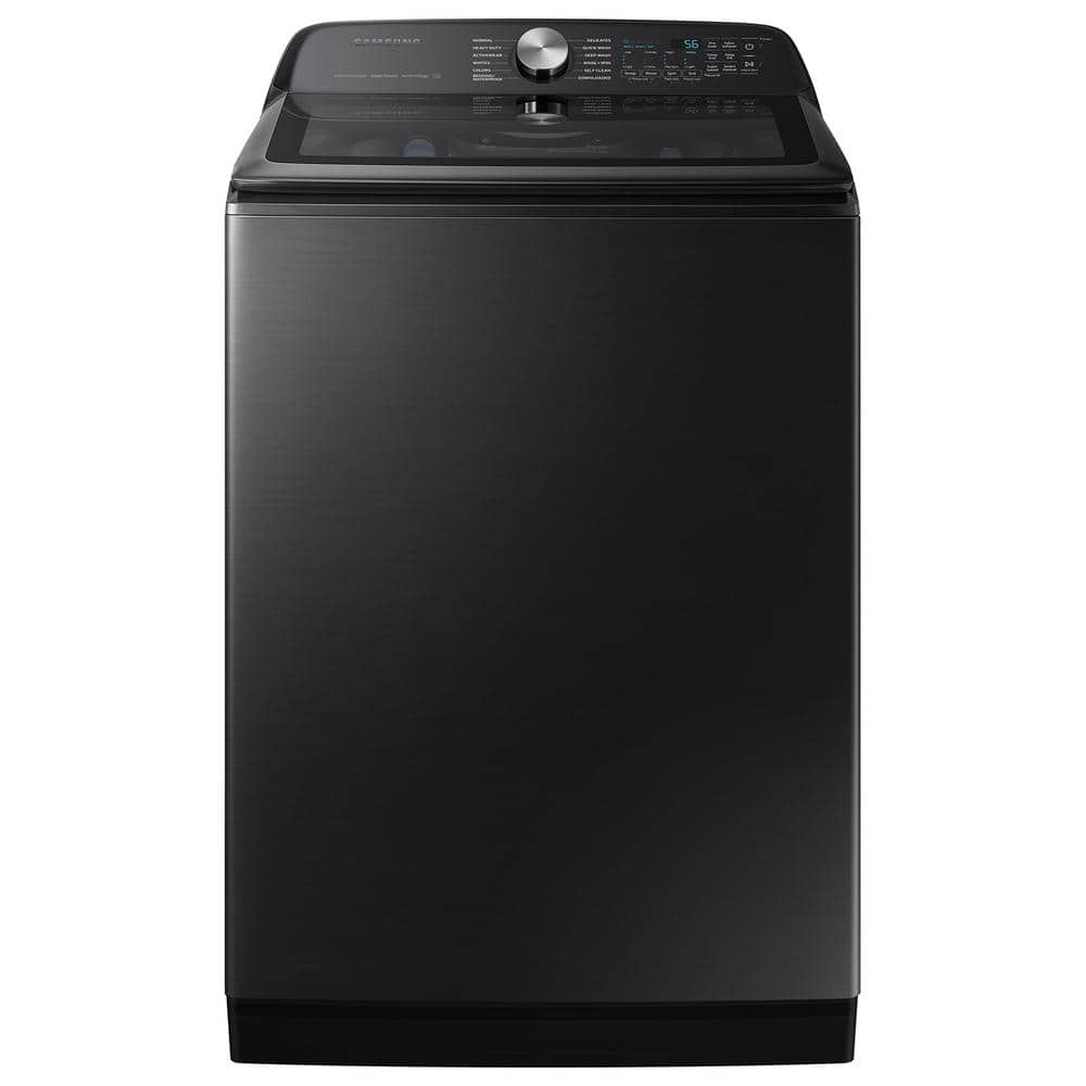 5.2 cu. ft. Smart Top Load Washer - Brushed Black