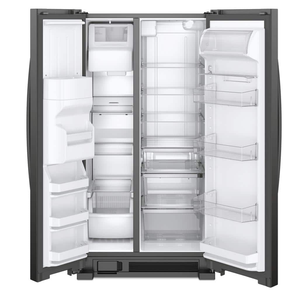 21.4 cu. ft. Side by Side Refrigerator in Black