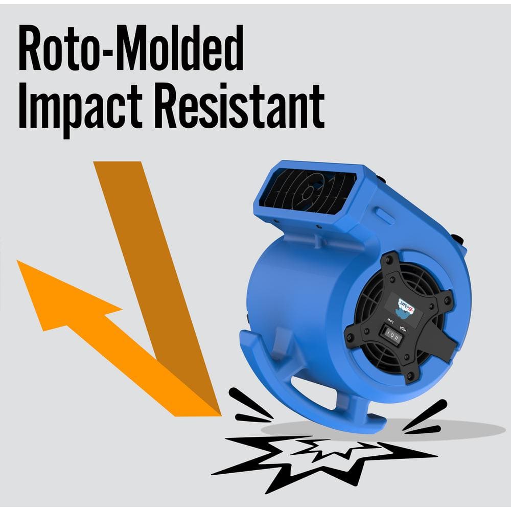 1/8 HP Floor Blower Fan - Blue