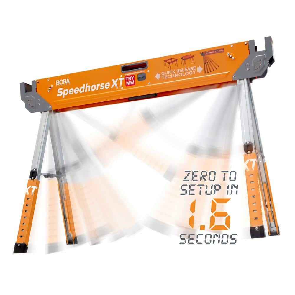 BORA Speed Horse XT Sawhorse 30-36 in. H