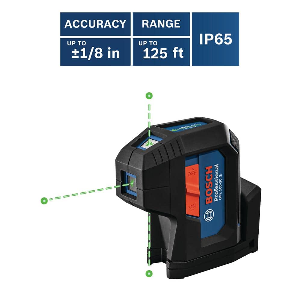 125 ft. Green 3-Point Self-Leveling Laser