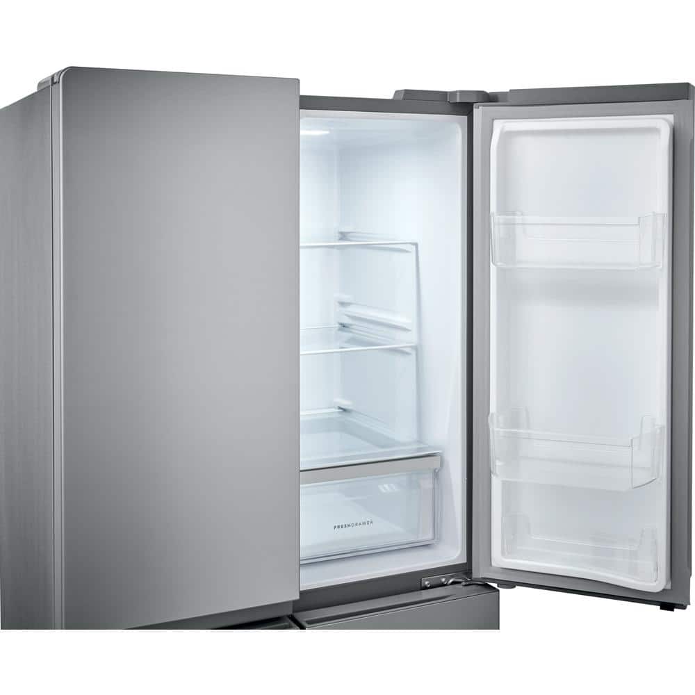 17.4 cu. ft. 4-Door Refrigerator in Brushed Steel