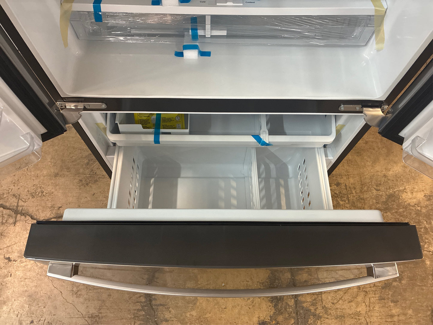 GE French Door Refrigerator, 27-cu ft
