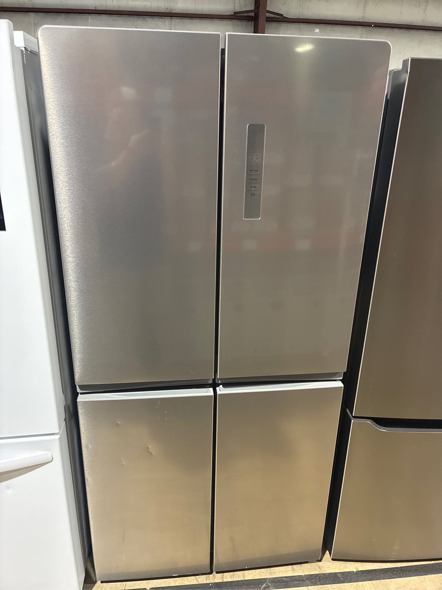 17.4 cu. ft. 4-Door Refrigerator in Brushed Steel