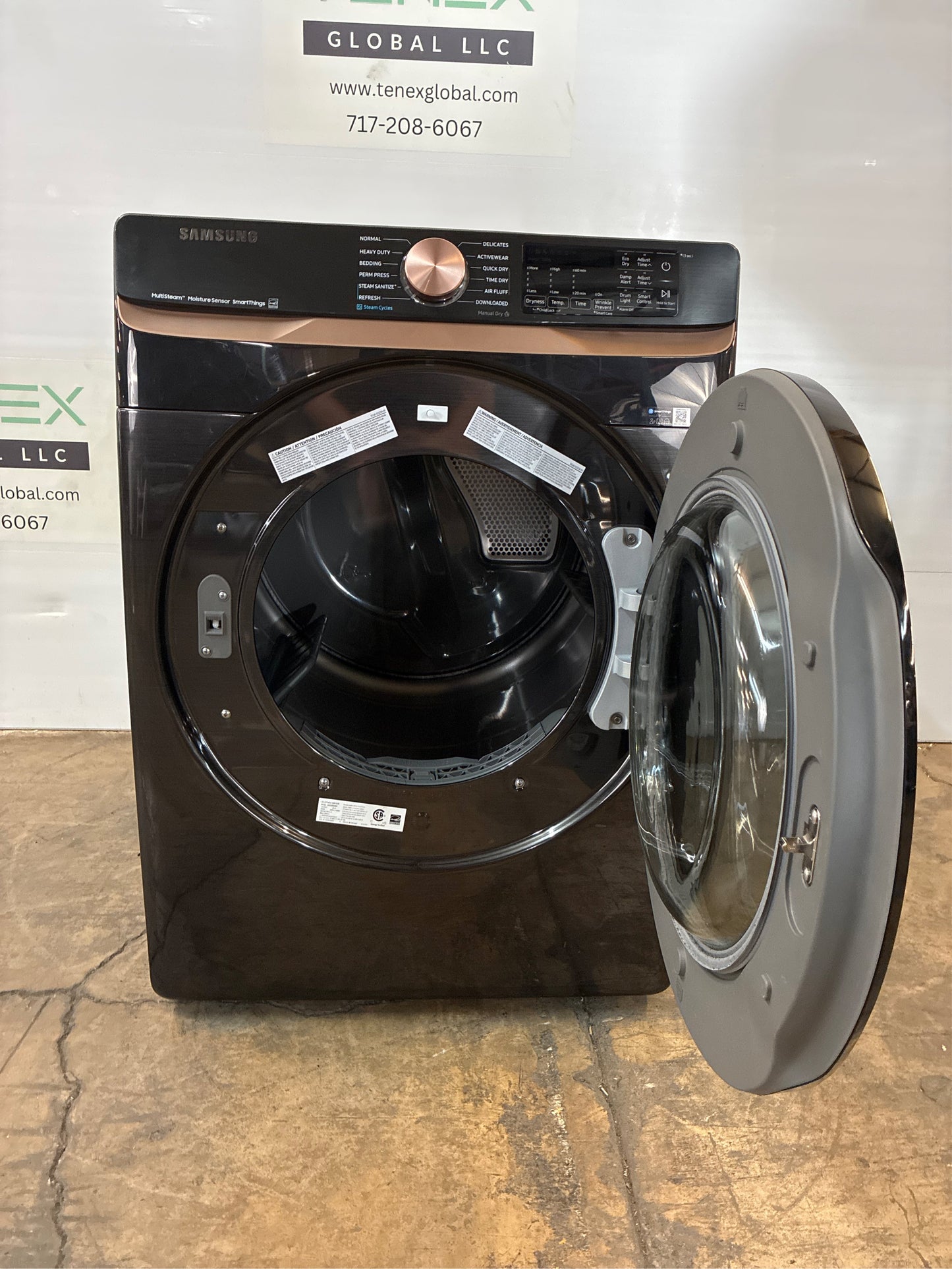 7.5 cu. ft. Dryer in Brushed Black