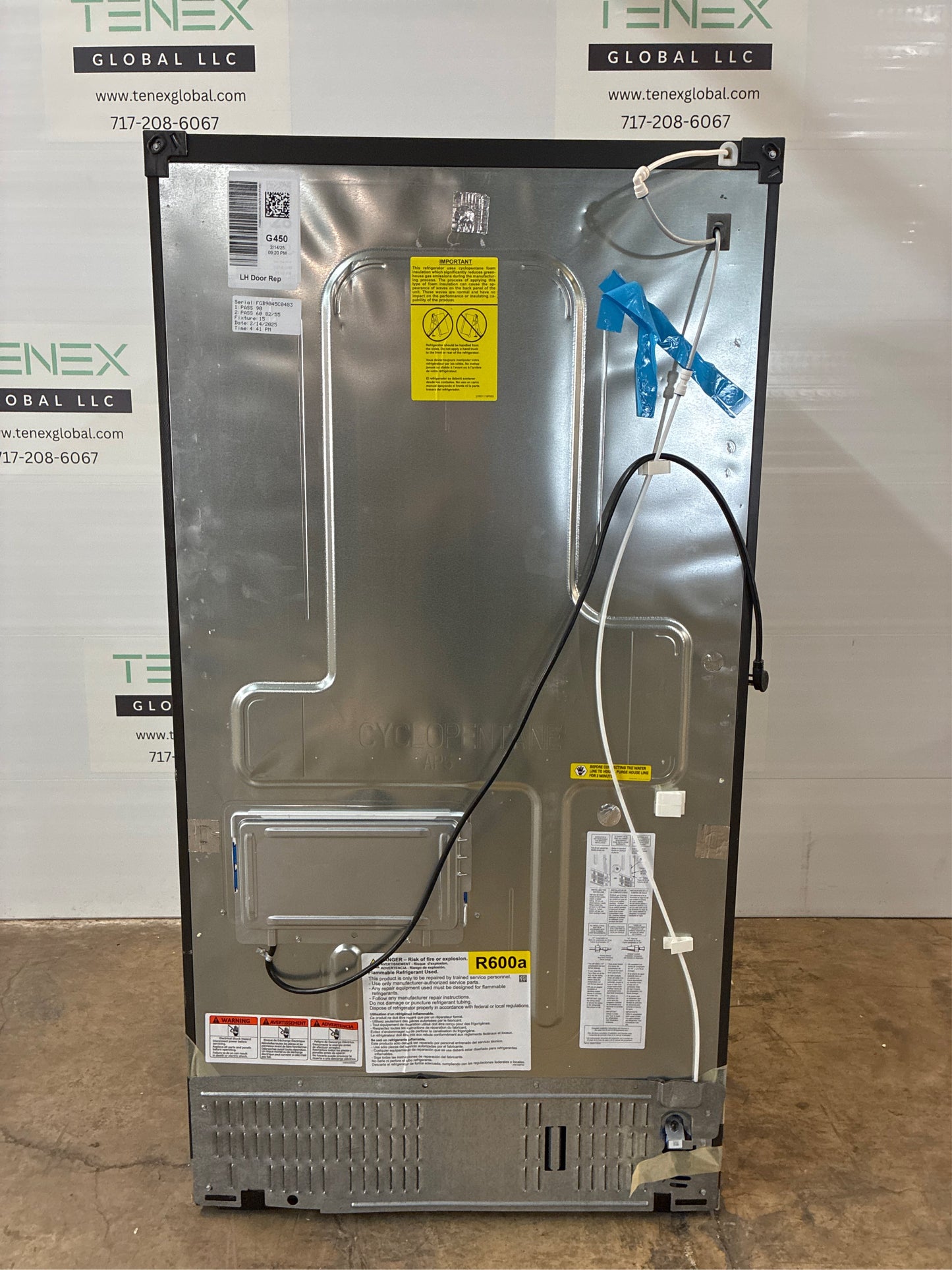 Cafe Hot Water Dispenser 27.8-cu ft Fridge