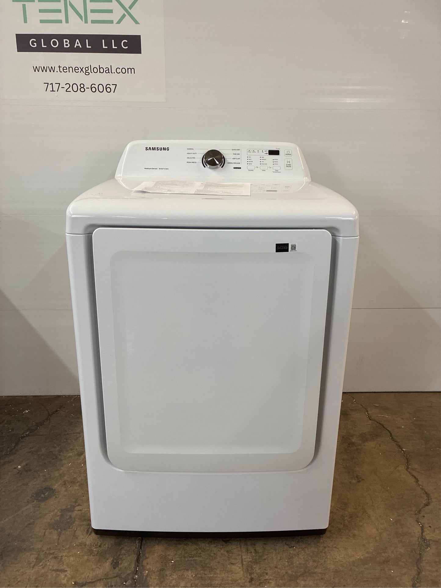 7.2 cu. ft. Electric Dryer with Sensor Dry in White