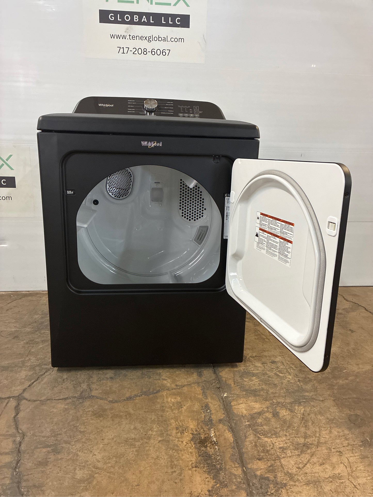 Whirlpool 7.0 cu.ft. Vented Electric Dryer in Volcano Black