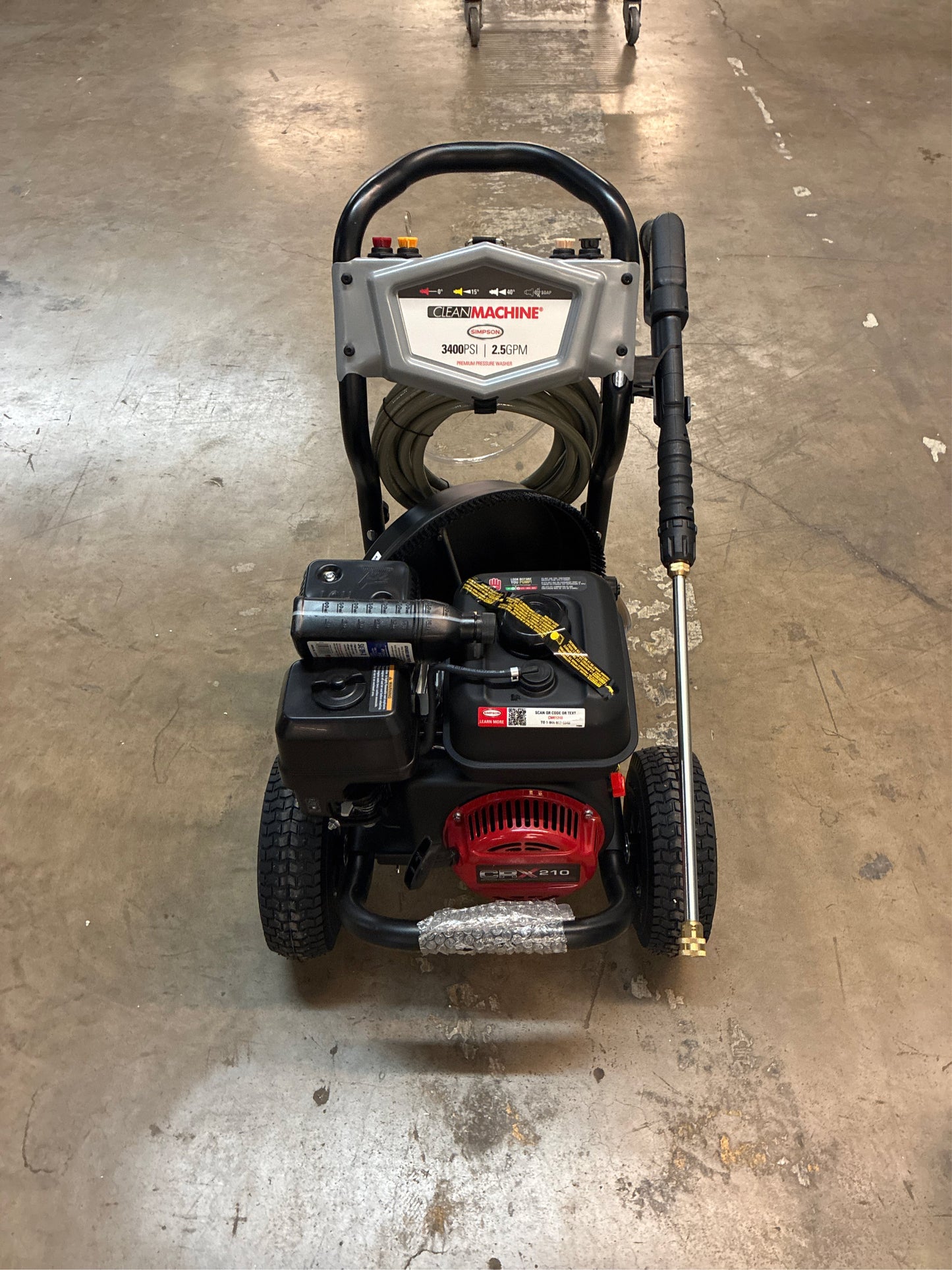 SIMPSON 2.5-GPM Cold Water Gas Pressure Washer