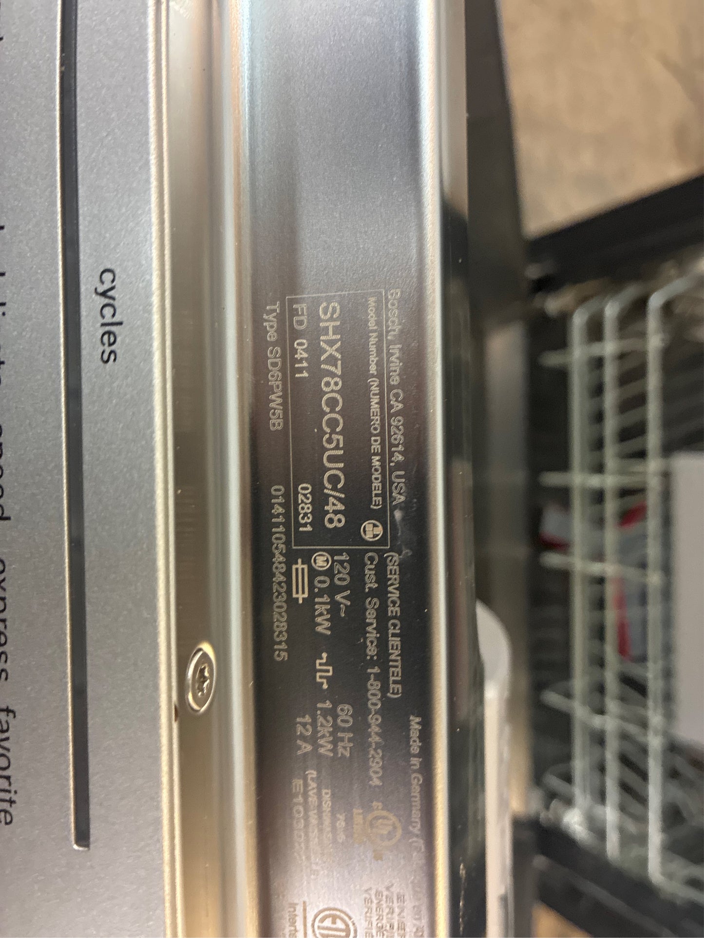 Bosch 800 Series 24 in. Tall Tub Dishwasher