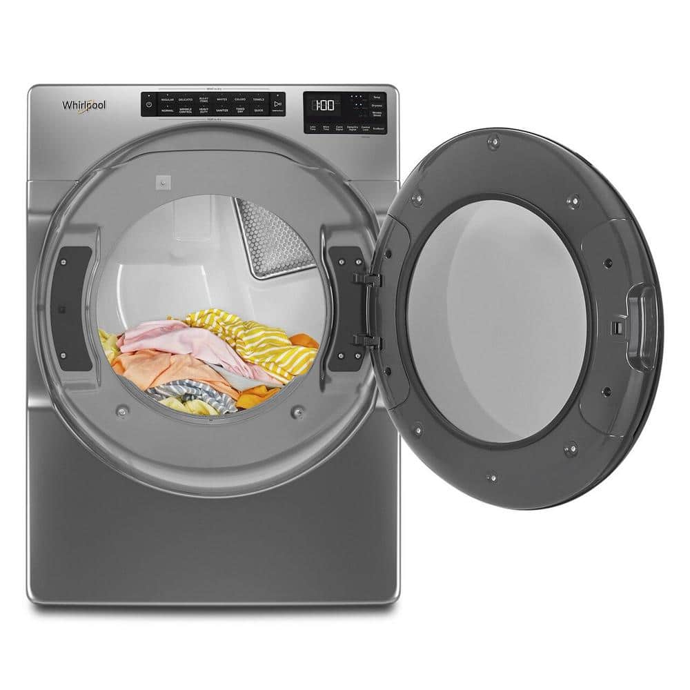 Whirlpool 7.4 cu. ft. Vented Gas Dryer in Chrome Shadow