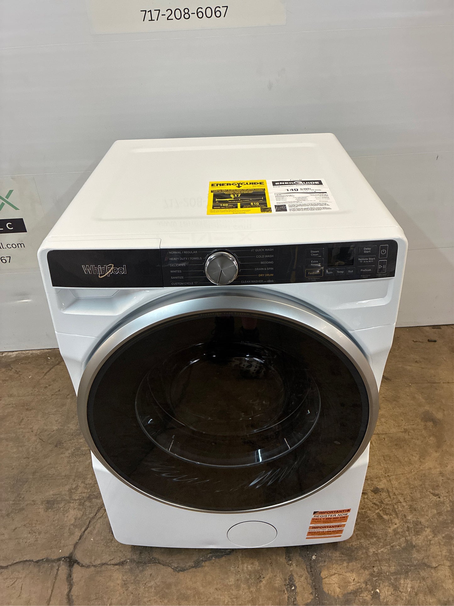 Whirlpool 5.0 cu. ft. Front Load Washer - FreshFlow