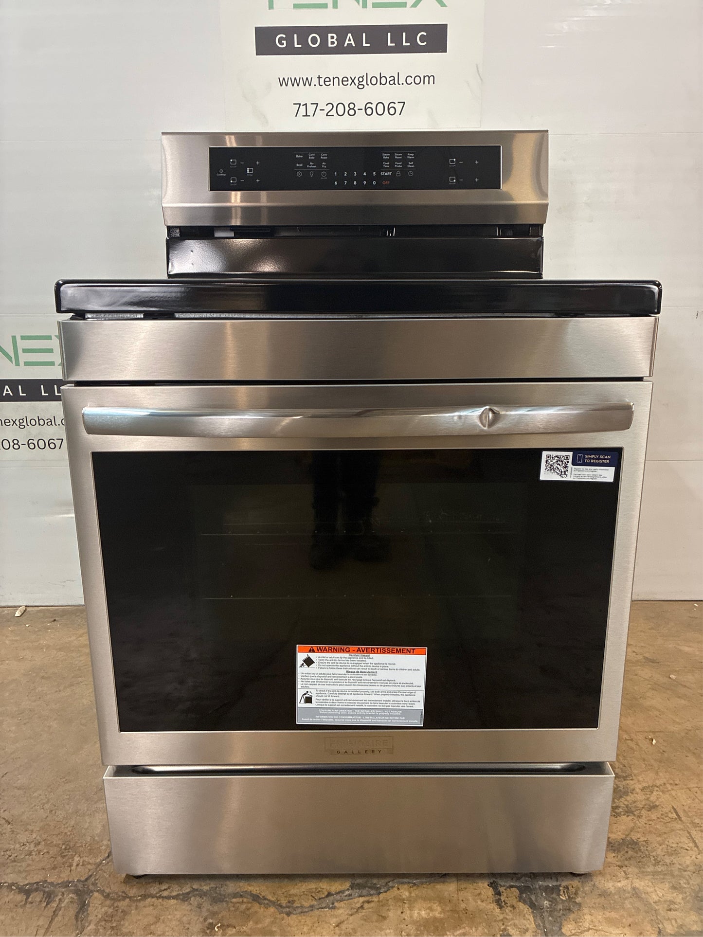 Frigidaire Gallery 30" 4-Burner Induction Range, SS