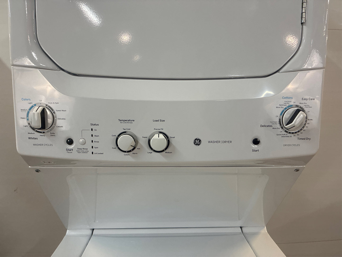 3.8/5.9 cu. ft. Washer Dryer Combo White