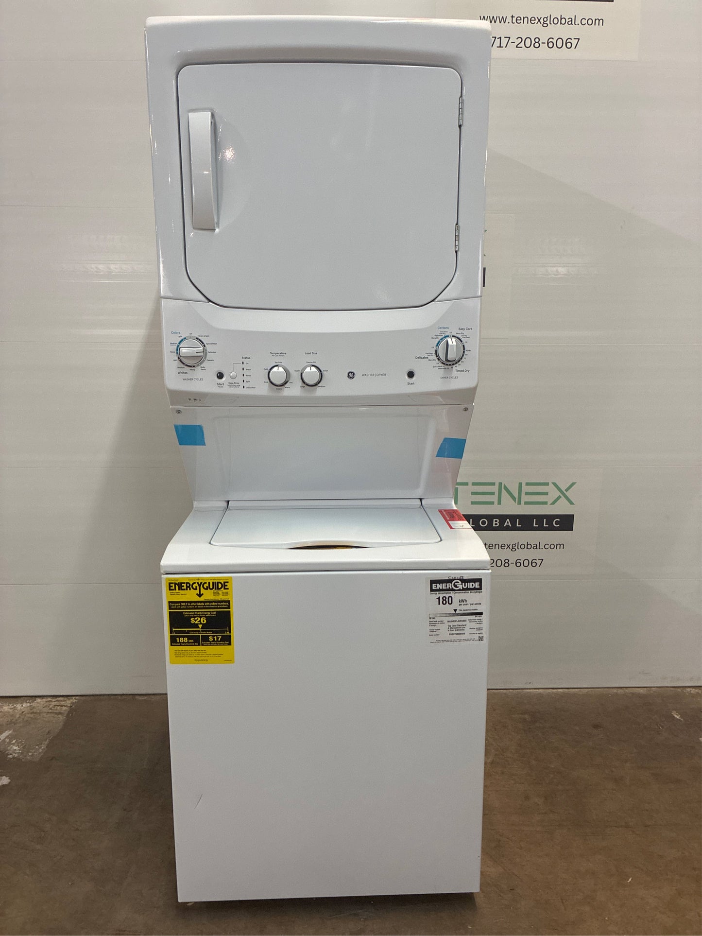3.8 cu ft Washer 5.9 cu ft Gas Dryer Combo