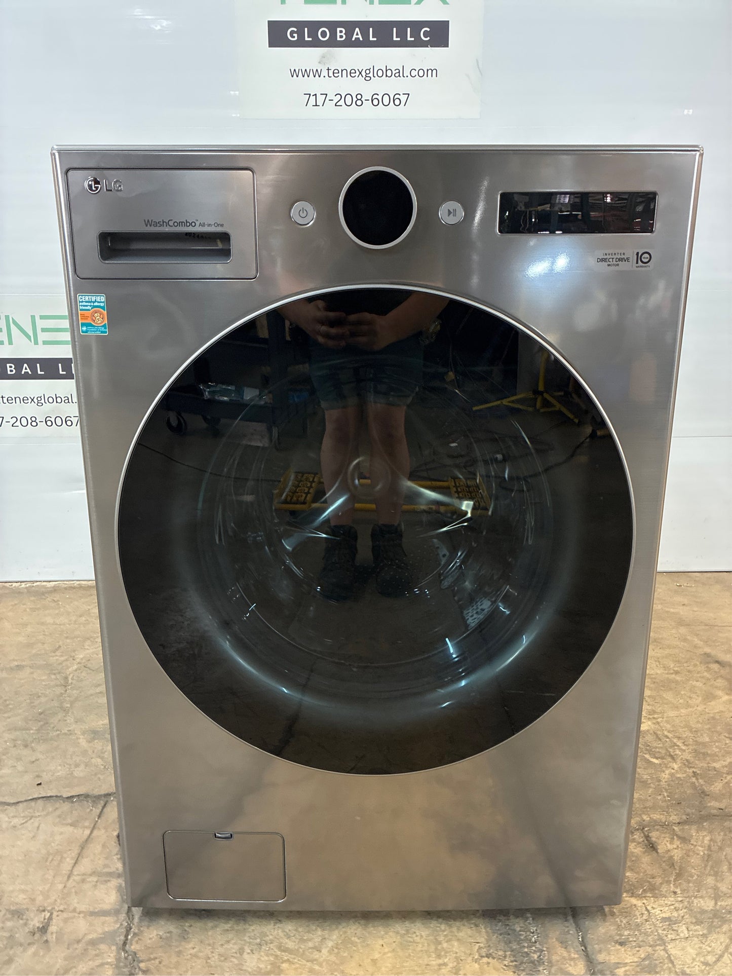 LG 5-cu ft Ventless Front Load Washer Dryer Combo