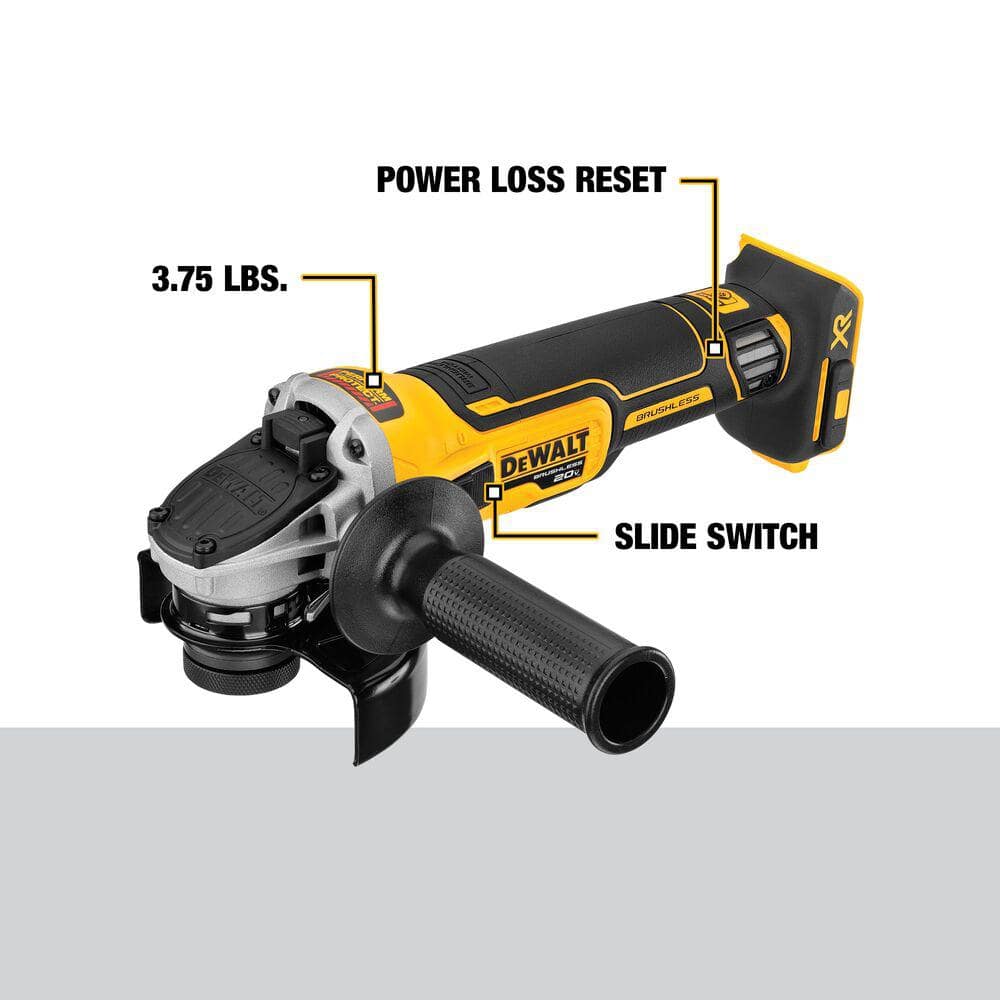 USED DEWALT 20V MAX XR Slide Switch Grinder