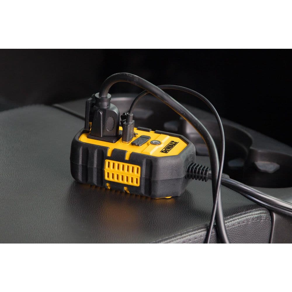 140W Portable Car Inverter with Dual USB