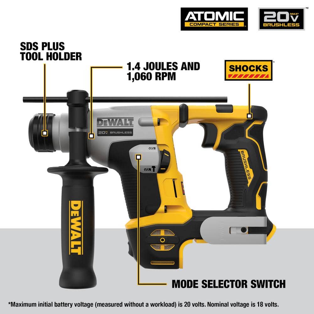 USED ATOMIC 20V MAX Cordless 5/8 in. Hammer Drill