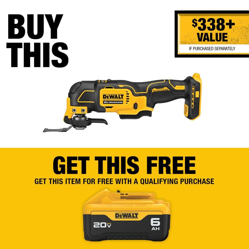 DEWALT ATOMIC 20V Max Cordless Multi Tool