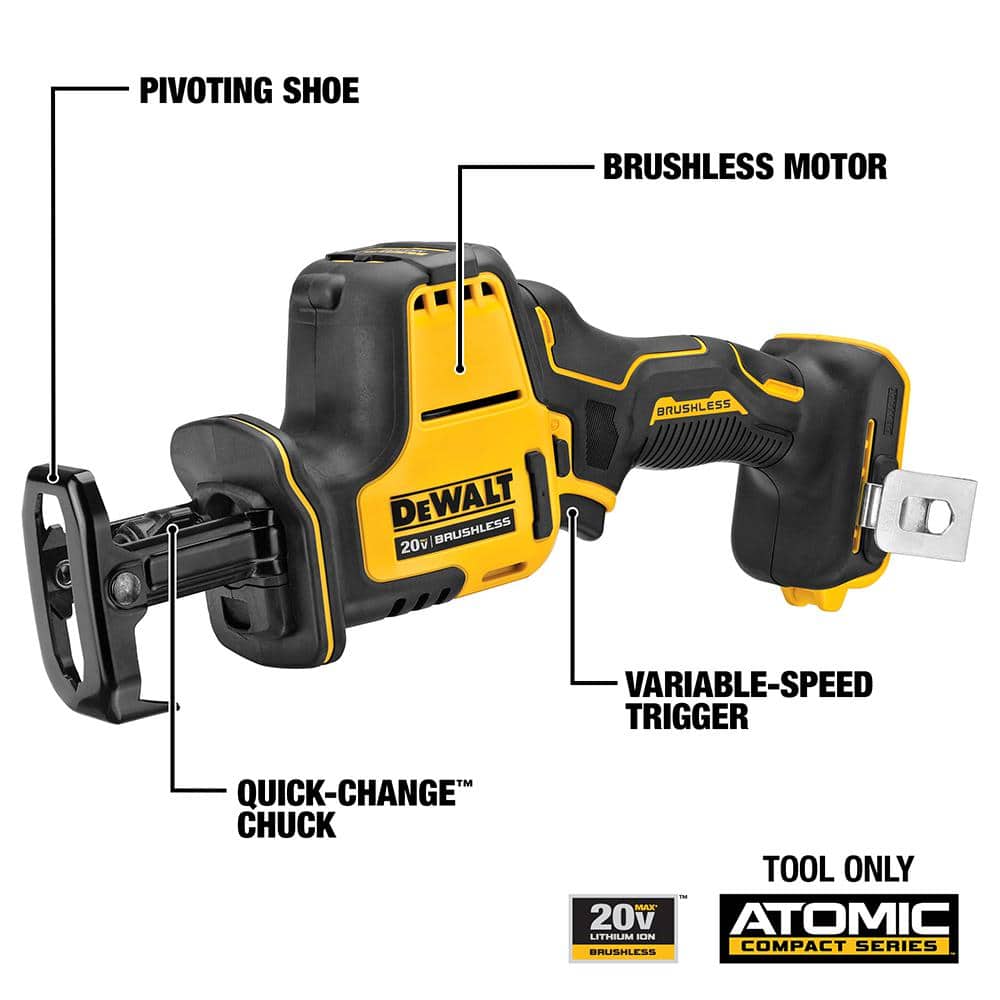 ATOMIC 20V MAX Compact Recip Saw (Tool Only)