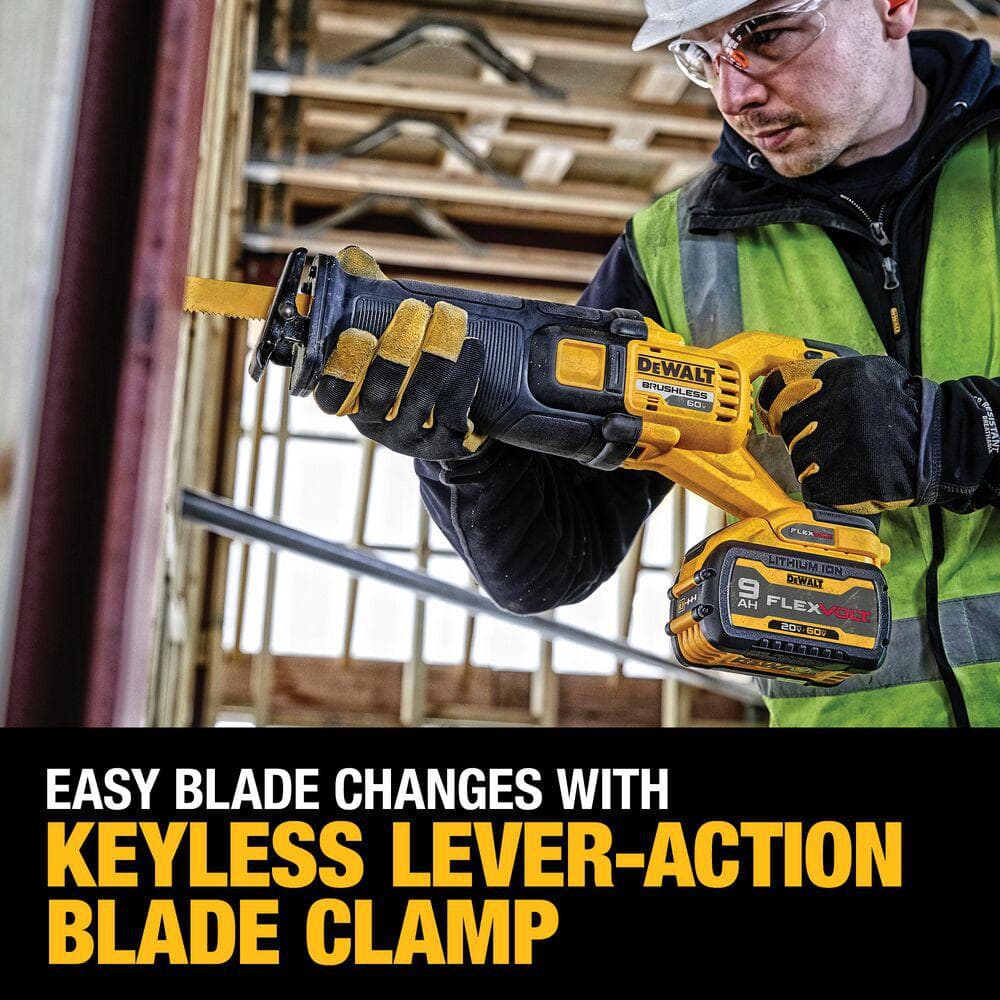 DEWALT 60V Cordless Reciprocating Saw