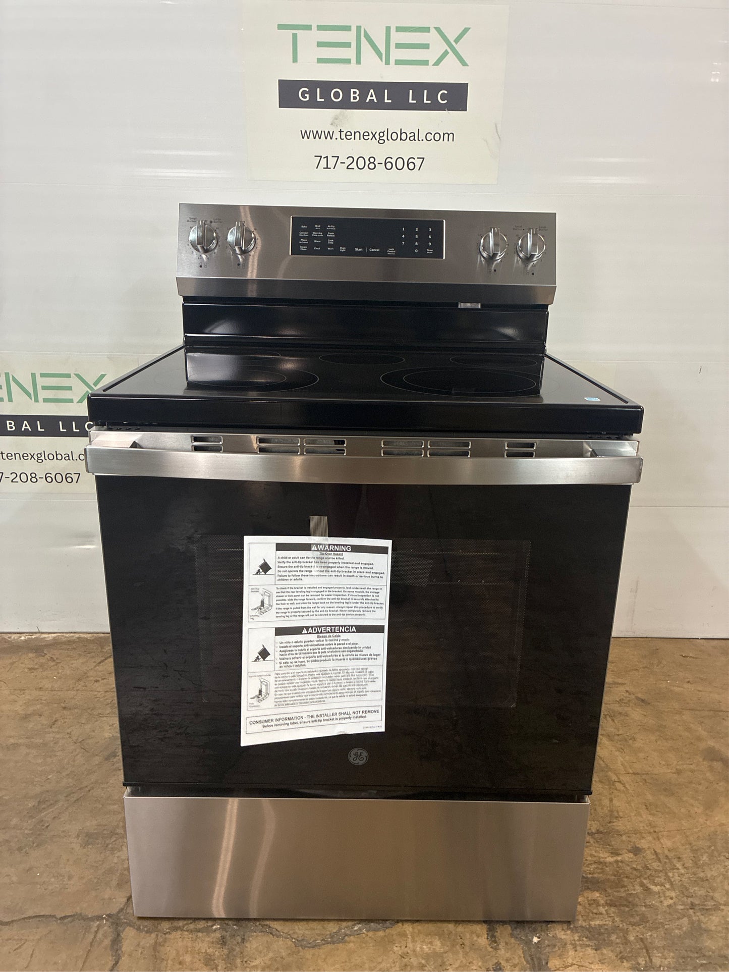 GE 30-in Freestanding Smart Electric Range