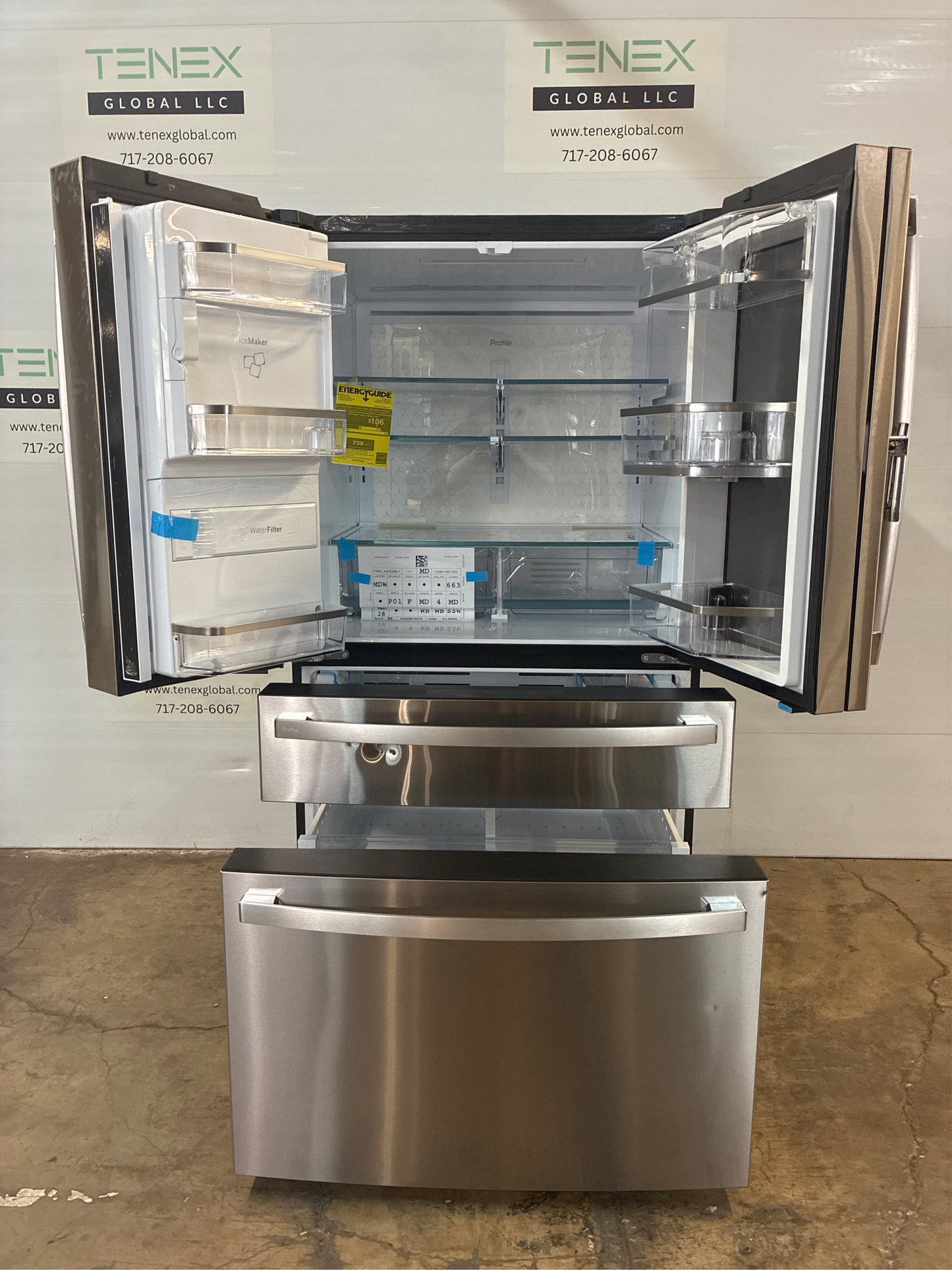 GE 27.9-cu ft Smart French Door Refrigerator