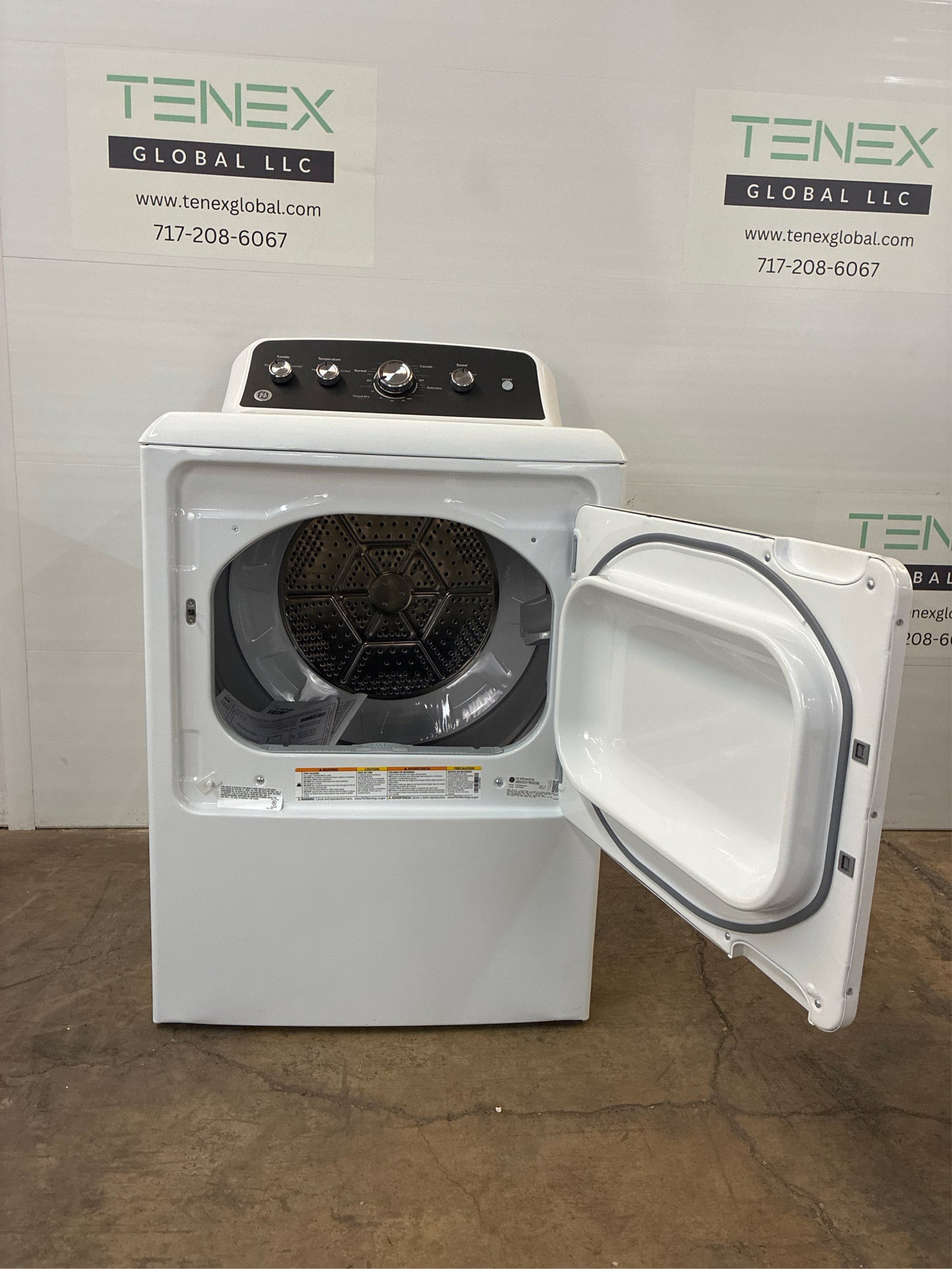 GE 7.2-cu ft Vented Gas Dryer ( White )