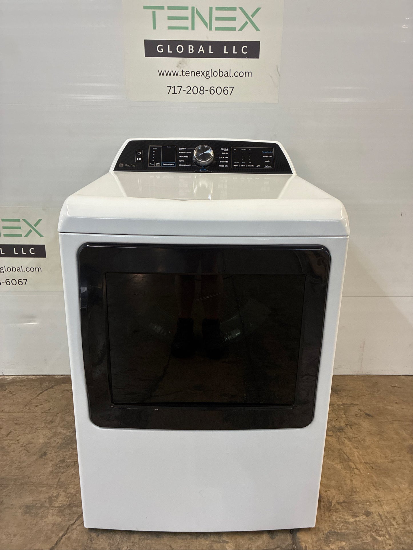 GE Profile 7.4-cu ft Electric Dryer (White)