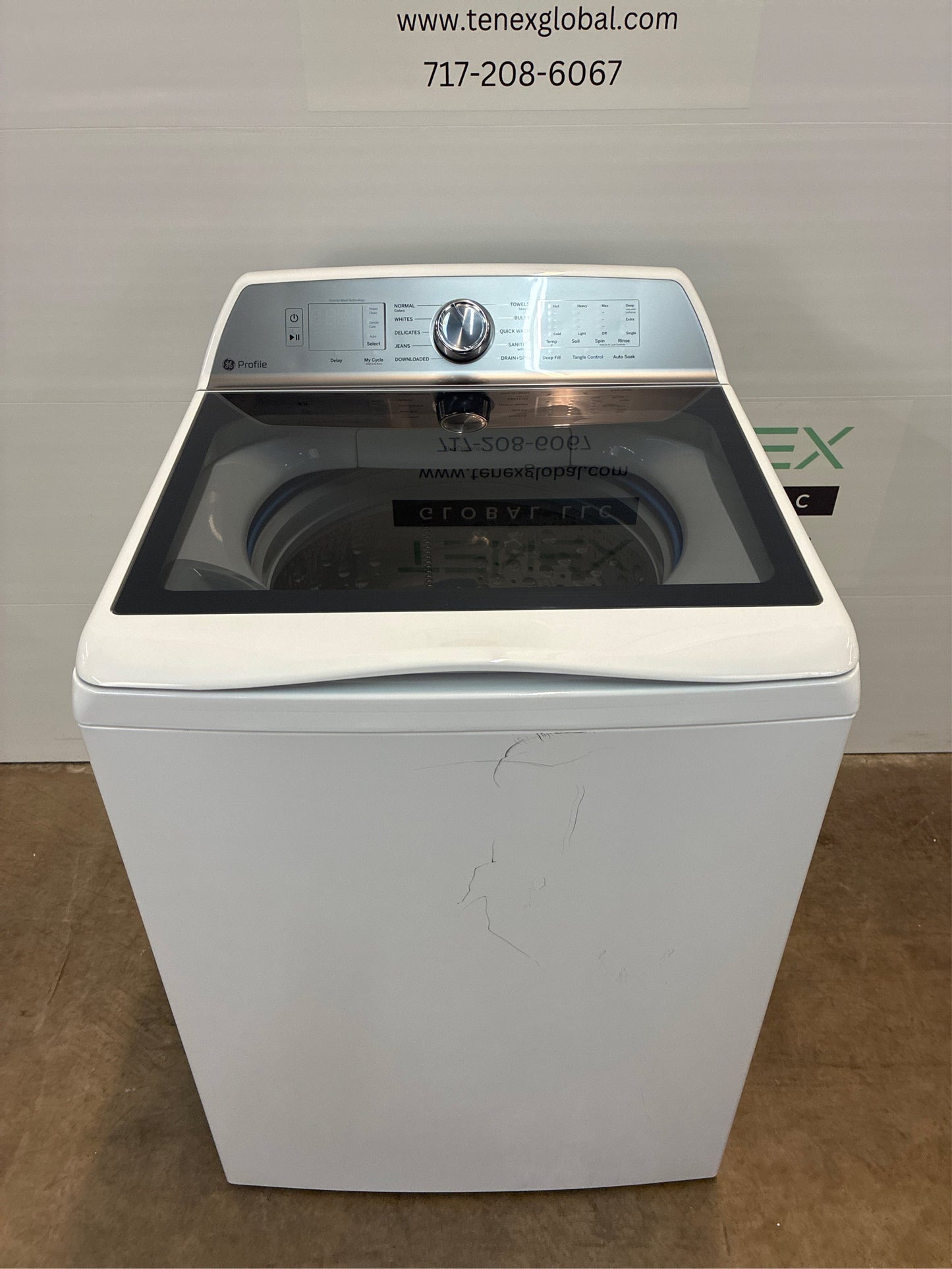 GE Profile 7.4-cu ft Electric Dryer - White