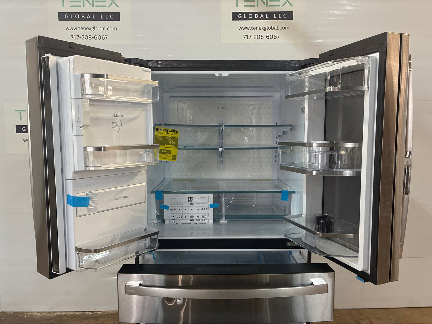 GE 27.9-cu ft Smart French Door Refrigerator