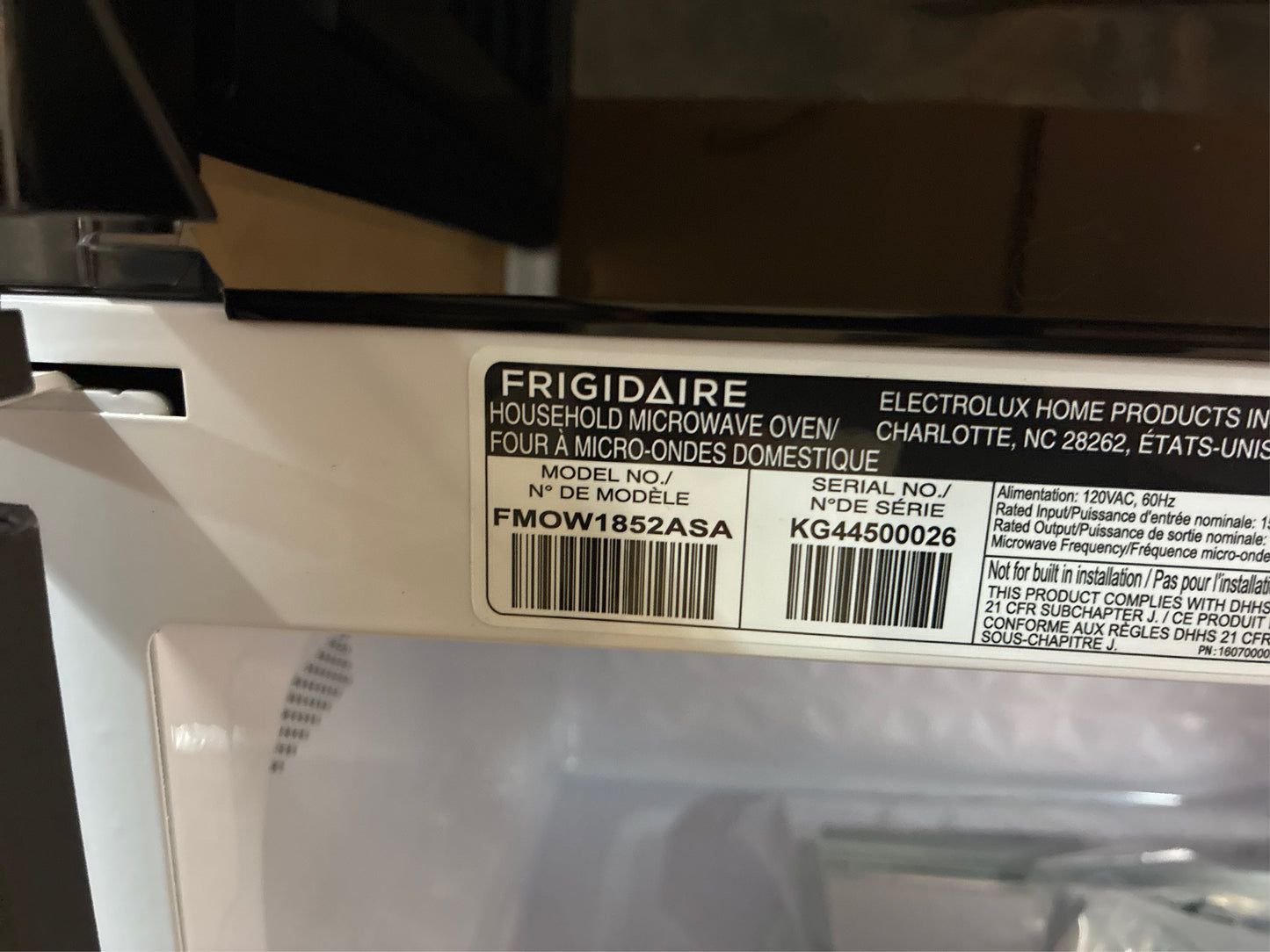 1.8 cu. ft. Over Range Microwave - Stainless