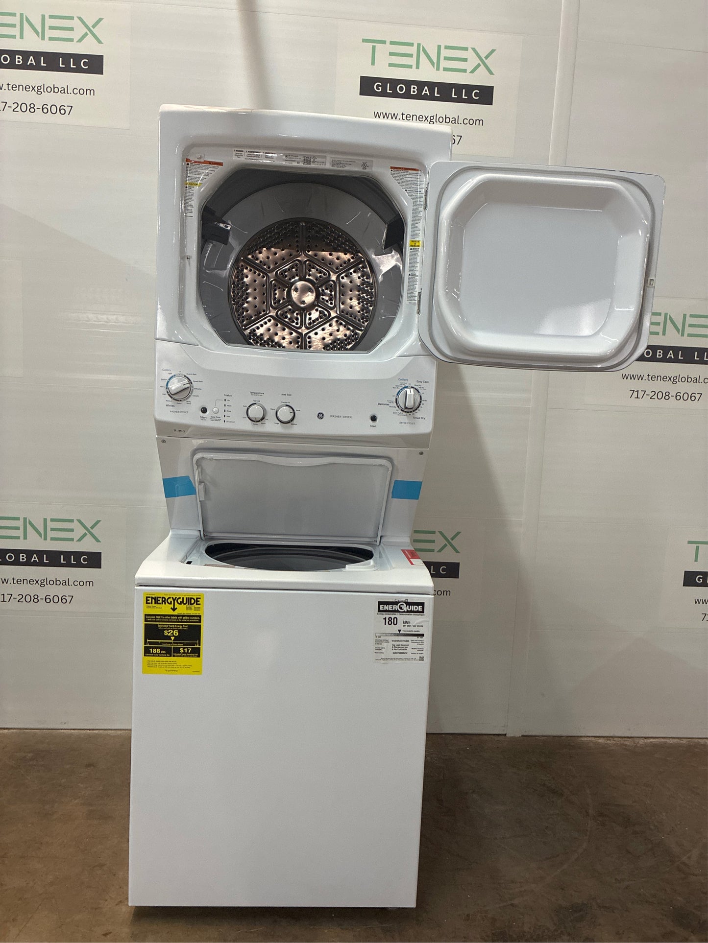 3.8 cu. ft Washer 5.9 Gas Dryer White