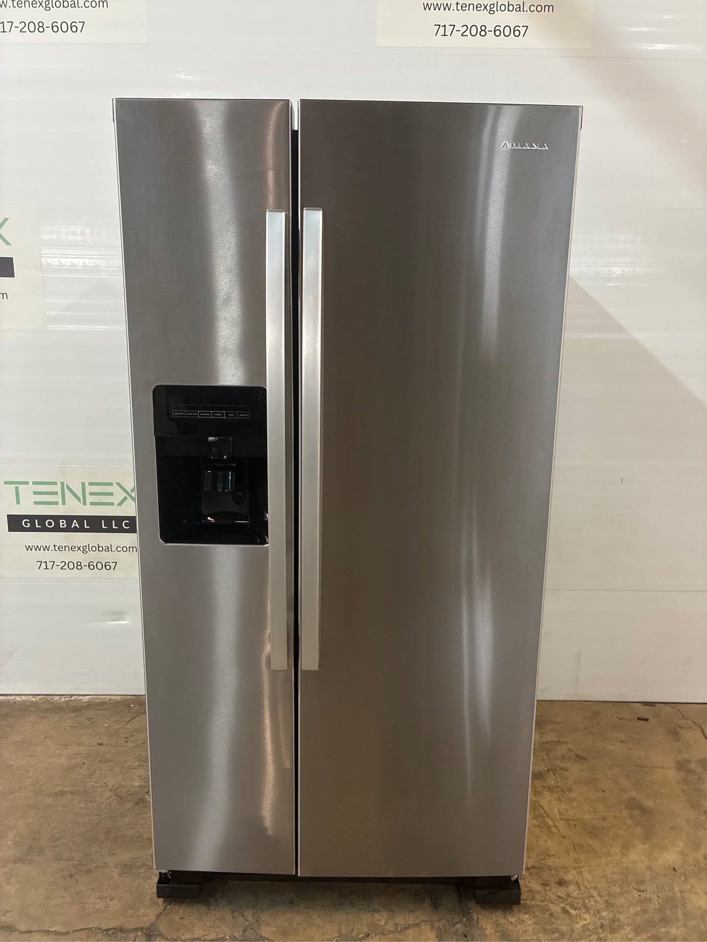 Amana 21.4 cu ft Side Refrigerator Stainless Steel