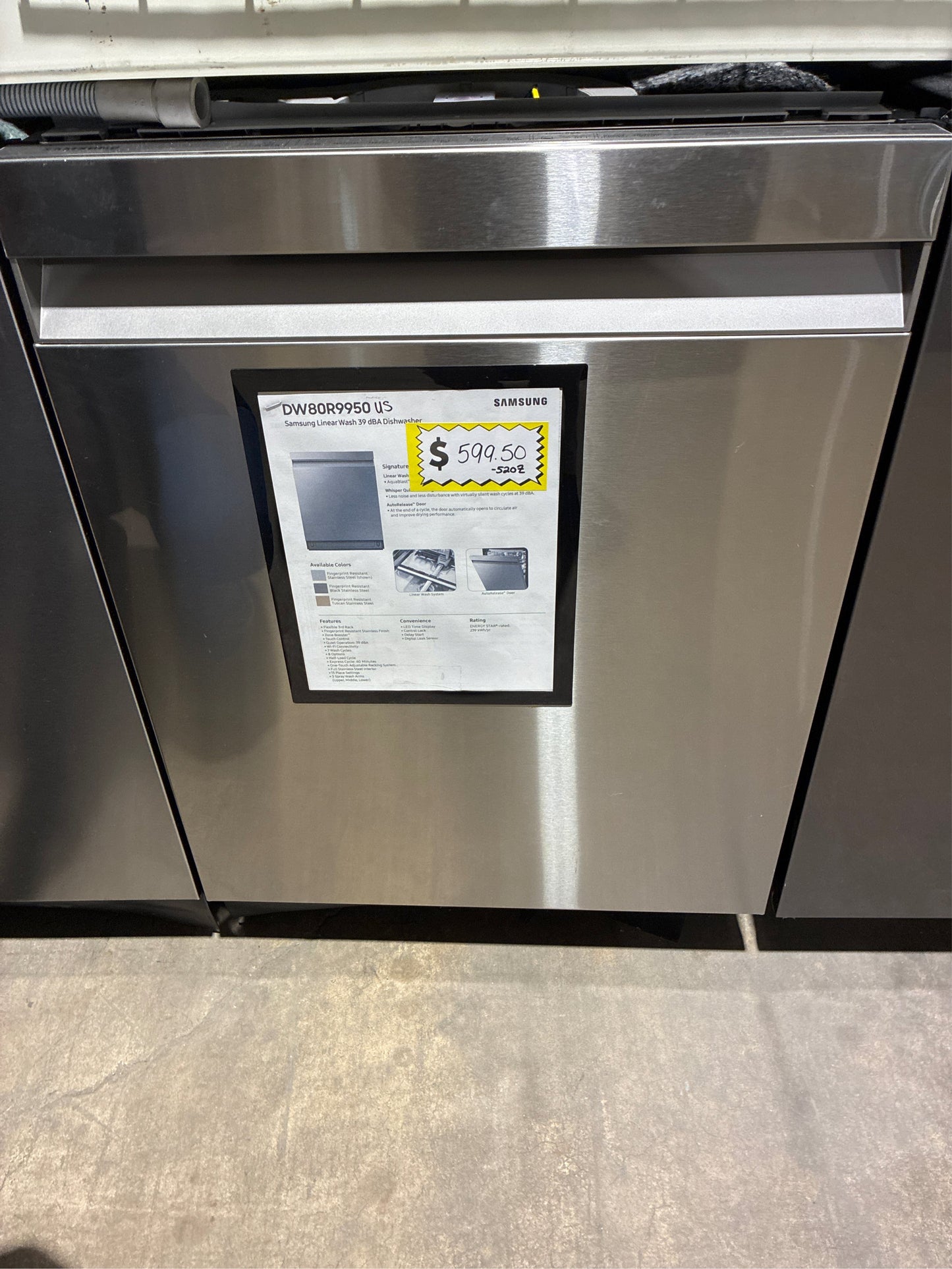 Samsung 24 in. Top Control Tall Tub Dishwasher
