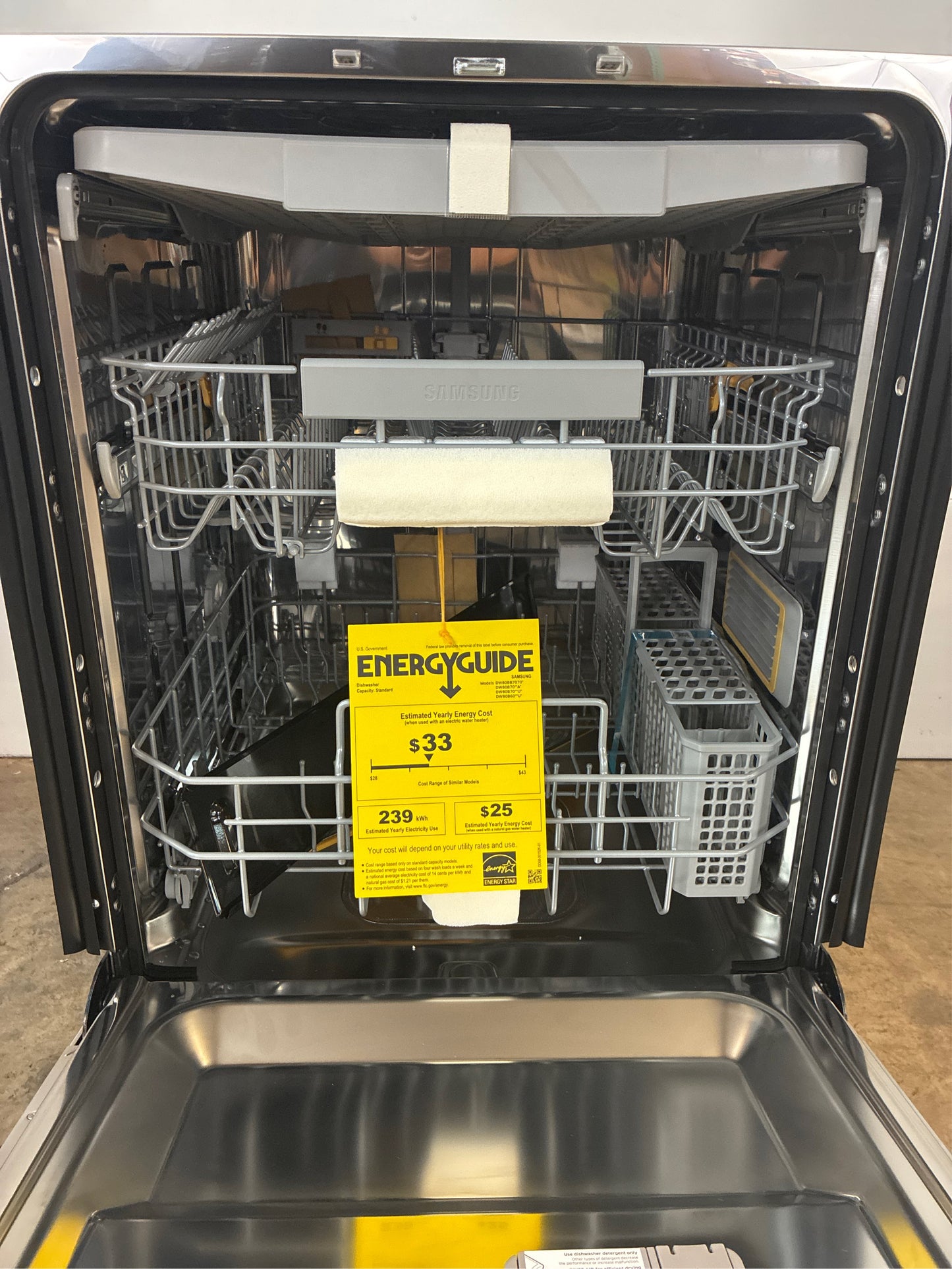 Samsung 24" Smart Dishwasher, 42-dBA Quiet