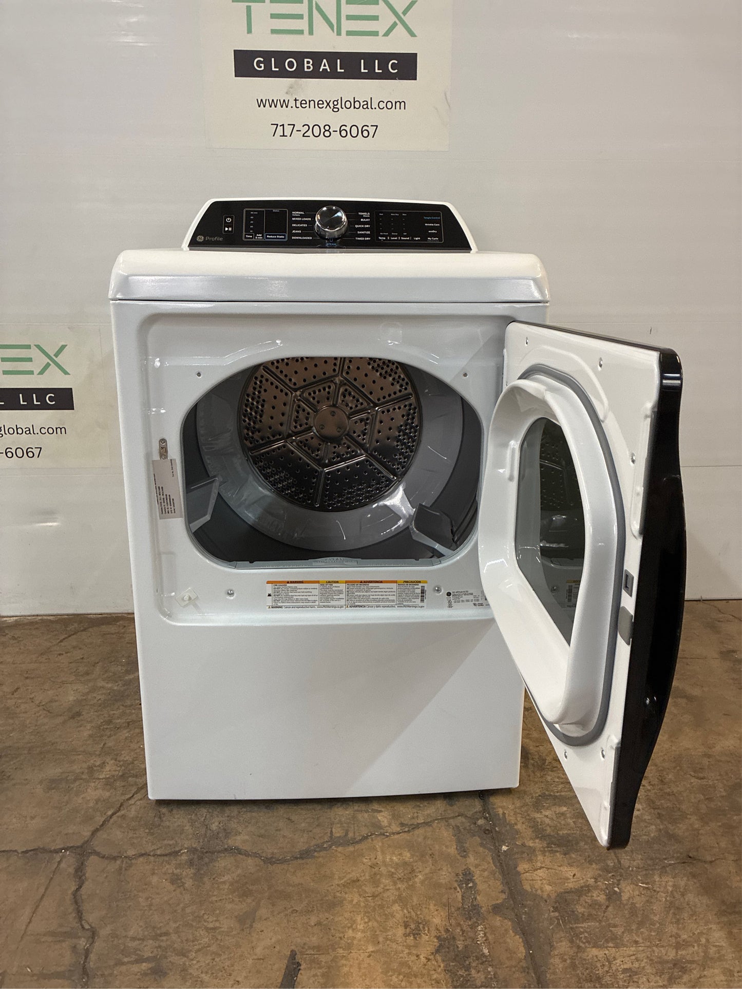 GE Profile 7.4-cu ft Electric Dryer (White)