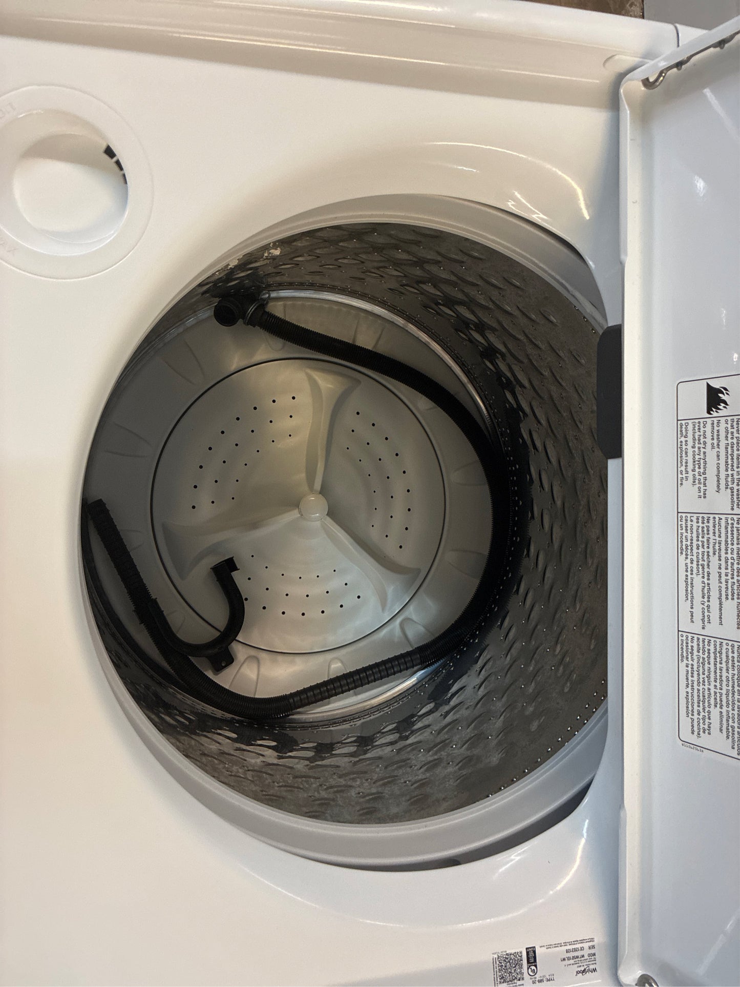 Whirlpool 4.6 cu ft Top Load Washer