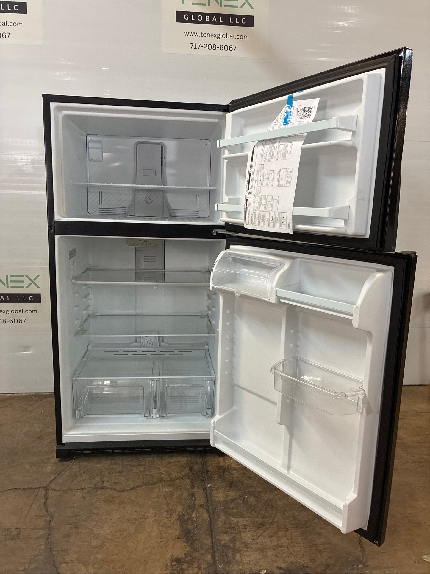 20.5 cu. ft. Top Freezer Refrigerator Black