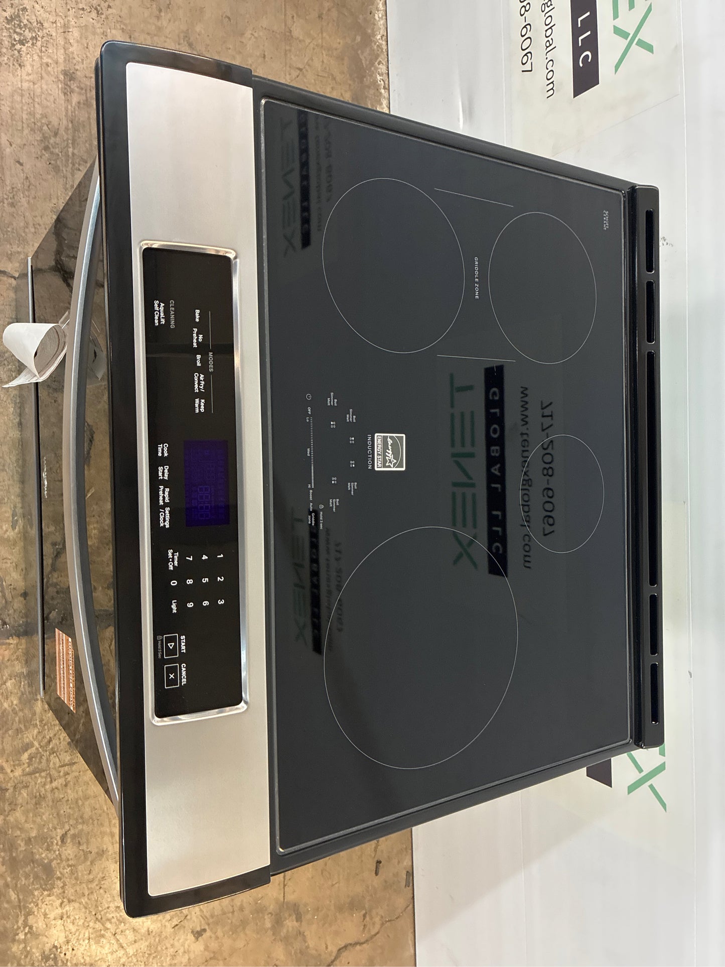 Whirlpool 30 in. Slide-In Induction Electric Range, Stainless Steel