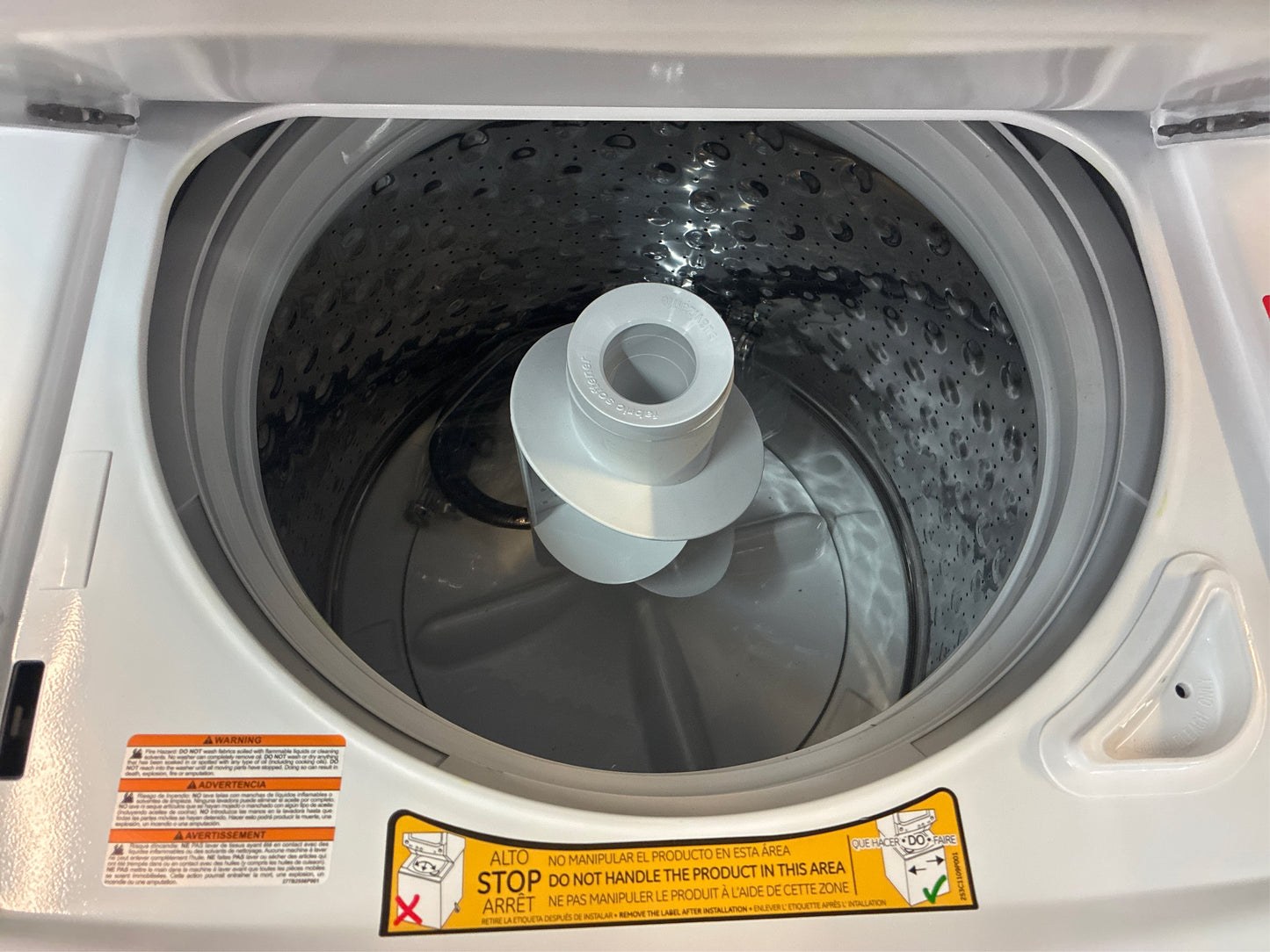 3.8 cu ft Washer 5.9 Gas Dryer Combo White