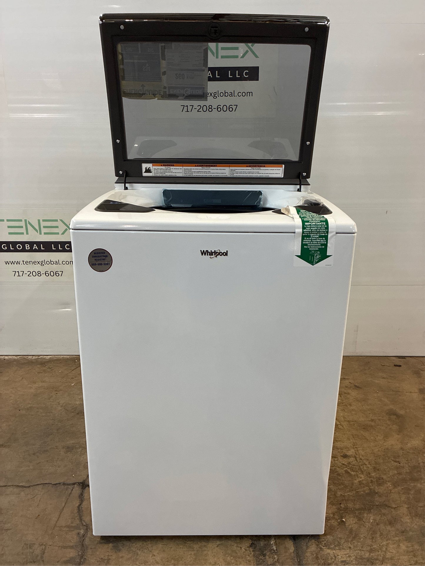 Whirlpool 5.2-5.3 cu. ft. Smart Washer, 2 in 1 Agitator