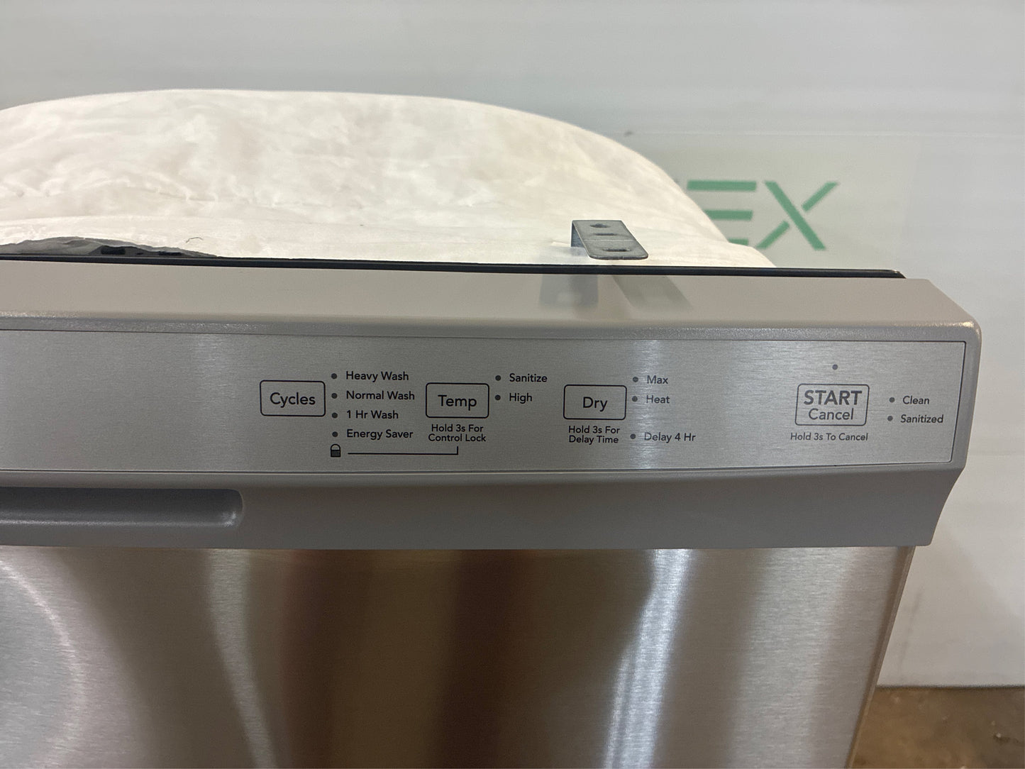 24-in Dishwasher, Stainless Steel