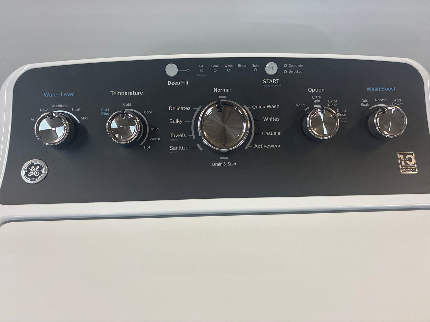 GE 4.5-cu ft High Efficiency Top-Load Washer