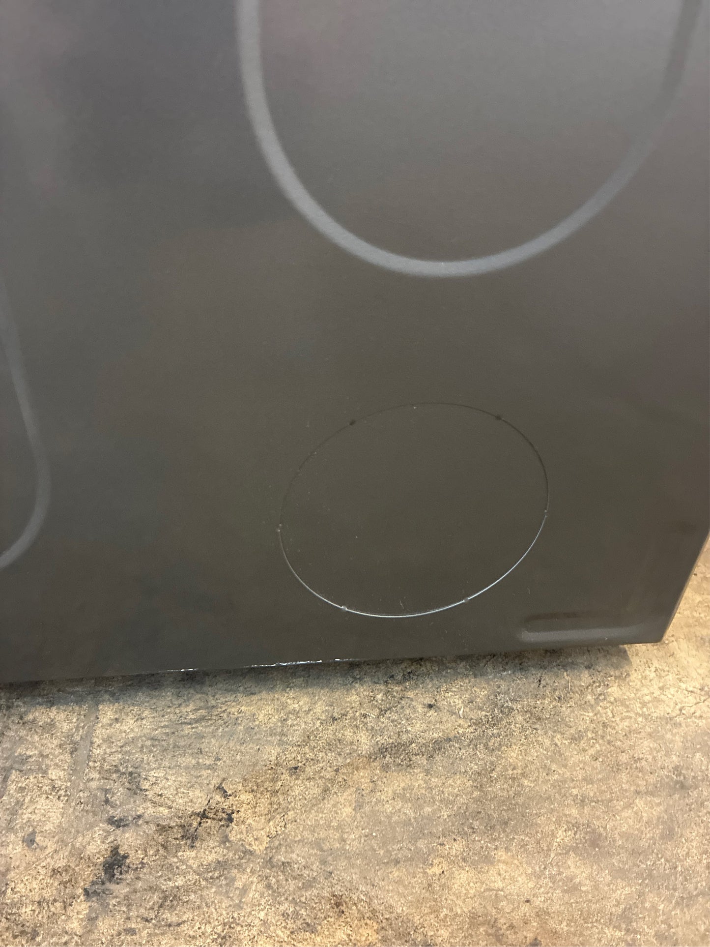 LG TurboSteam 9-cu ft Gas Dryer, Black Steel.