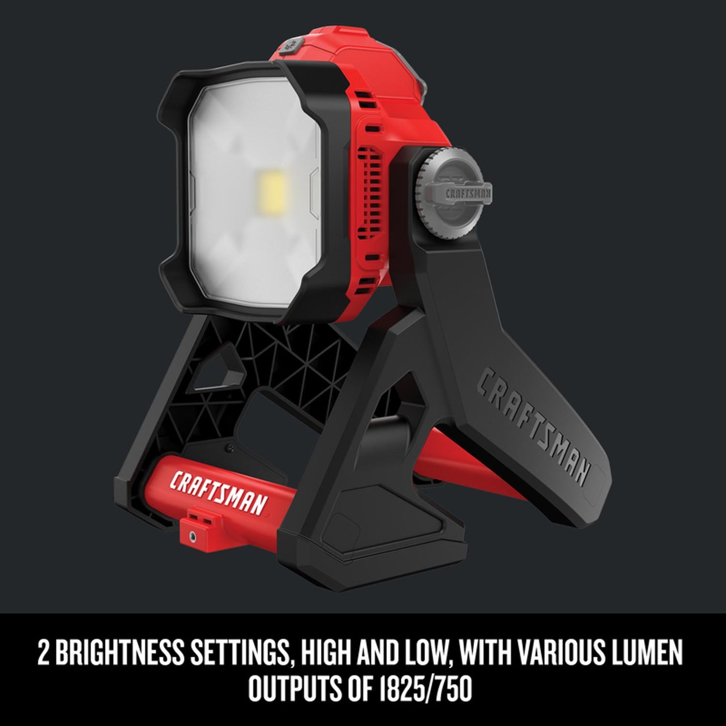 CRAFTSMAN V20 LED Work Light, 1825 lm, Stand