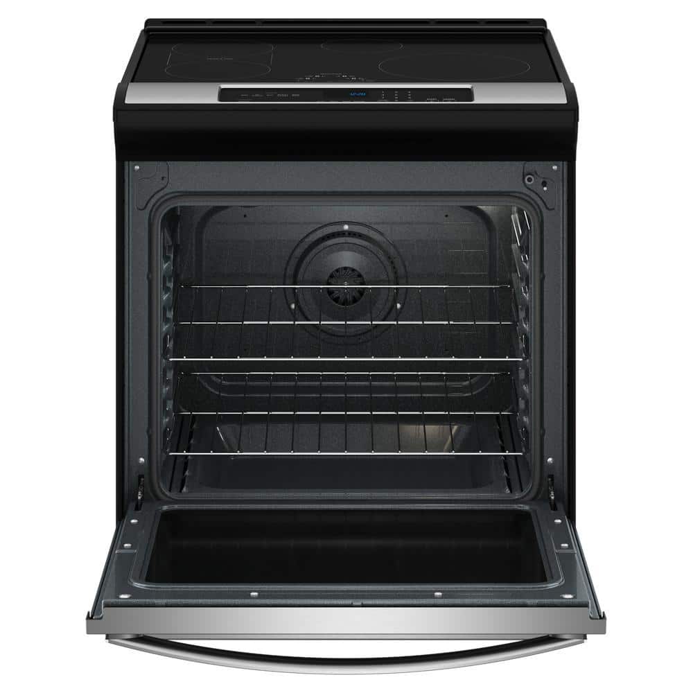 Whirlpool 30 in. Slide-In Induction Electric Range, Stainless Steel